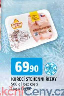 KUŘECÍ STEHENNÍ ŘÍZKY 500 g bez kosti