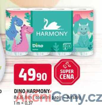 DINO HARMONY 8x 16,8 m toaletni papir 