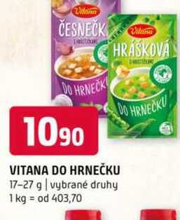 VITANA DO HRNEČKU 17-27 g vybrané druhy 