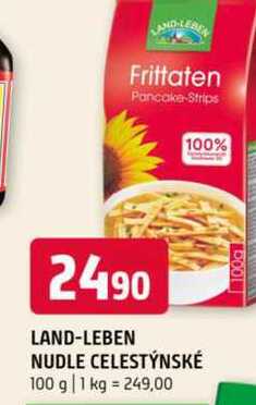 LAND-LEBEN NUDLE CELESTÝNSKÉ 100 g 