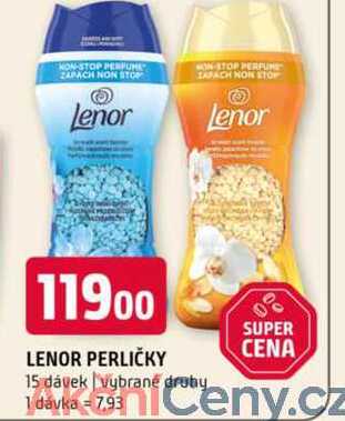 LENOR PERLIČKY 15 dávek vybrané druby