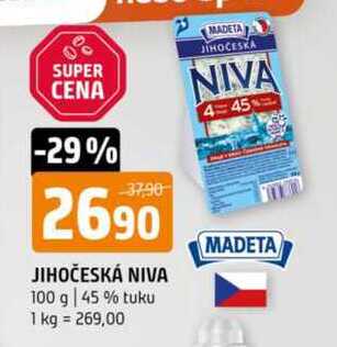 JIHOČESKÁ NIVA 100 g 45% tuku 
