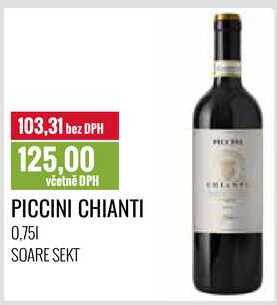 PICCINI CHIANTI 0,75l