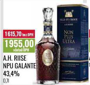 A.H. RIISE NPU GALANTE LAT NON PLUS ULTRA 43,4% 0,7l
