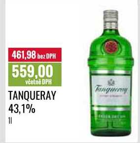 TANQUERAY 43,1% 1l
