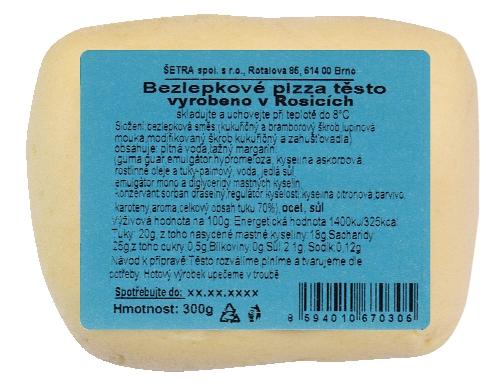 Šetra Bezlepkové pizza těsto, 300 g