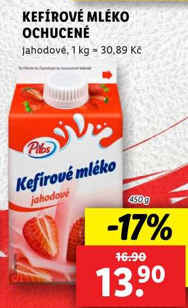 KEFÍROVÉ MLÉKO OCHUCENÉ, 450 g