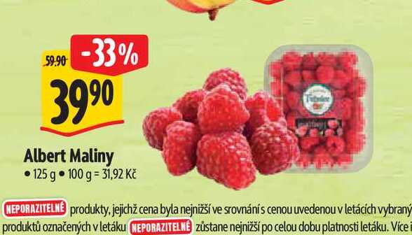   Albert Maliny 125 g 