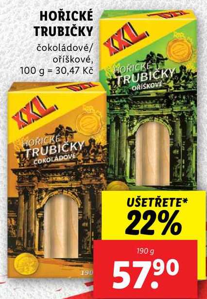 HOŘICKÉ TRUBIČKY, 190 g