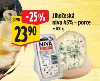   Jihočeská  niva 45% - porce 100 g 