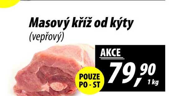 Masový kříž od kýty (vepřový), 1 kg 