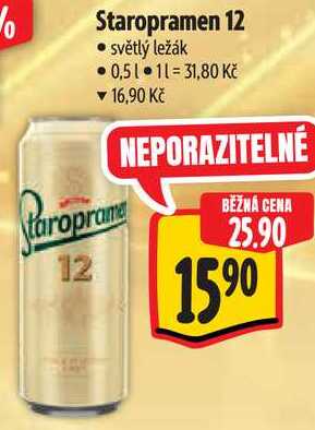 Staropramen 12, 0,5 l