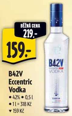 B42V Eccentric Vodka, 0,5 l
