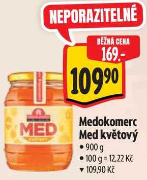 Medokomerc Med květový, 900 g