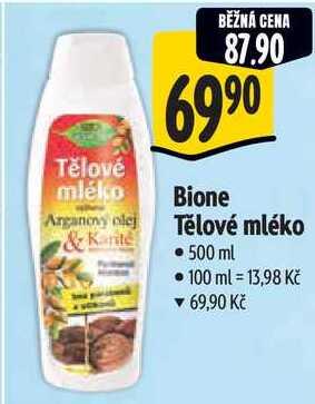 Bione Tělové mléko, 500 ml  