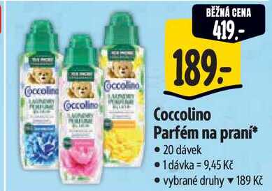 Coccolino Parfém na praní, 20 dávek 