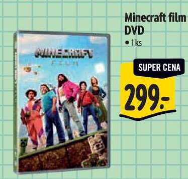Minecraft film DVD  