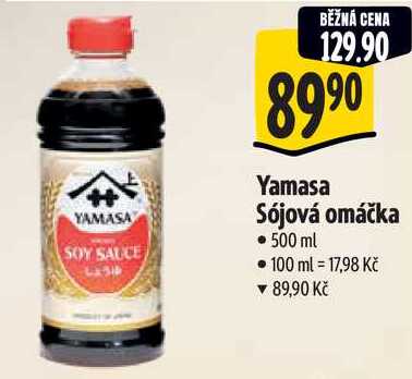 Yamasa Sójová omáčka, 500 ml 