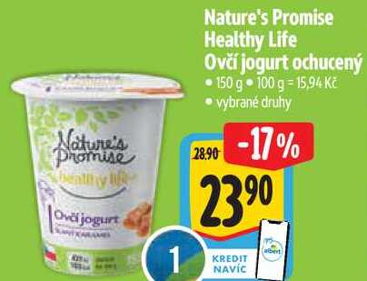 Nature's Promise Healthy Life Ovčí jogurt ochucený, 150 g