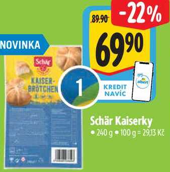 Schär Kaiserky, 240 g