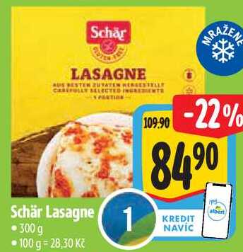 Schär Lasagne, 300 g