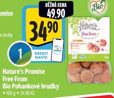 Nature's Promise Free From Bio Pohankové hrudky, 100 g