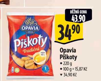   Opavia Piškoty 220 g 