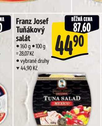  Franz Josef Tuňákový salát 160 g 