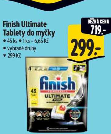 Finish Ultimate Tablety do myčky  45 ks 