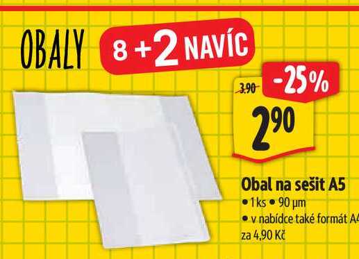   Obal na sešit A5 
