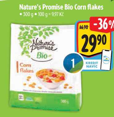 Nature's Promise Bio Corn flakes, 300 g