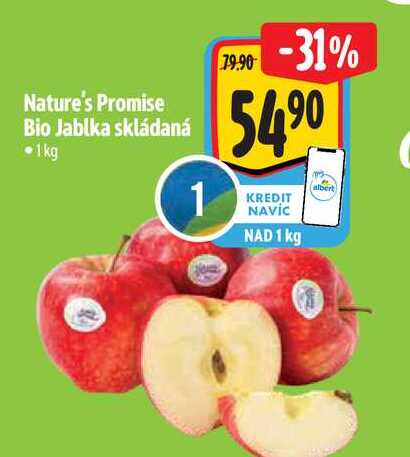 Nature's Promise Bio Jablka  1 kg