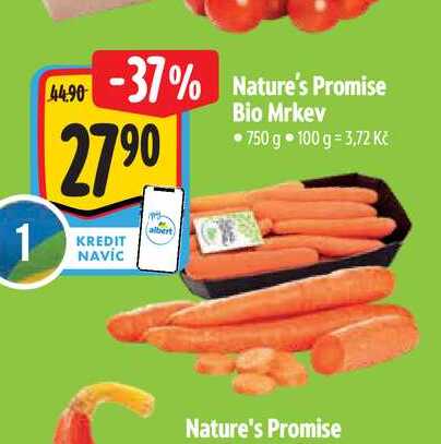   Nature's Promise Bio Mrkev 750 g 