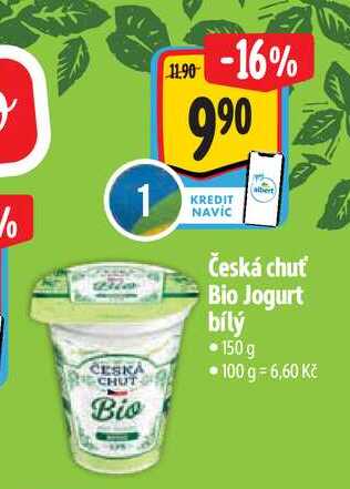  Česká chuť Bio Jogurt bílý   150 g 
