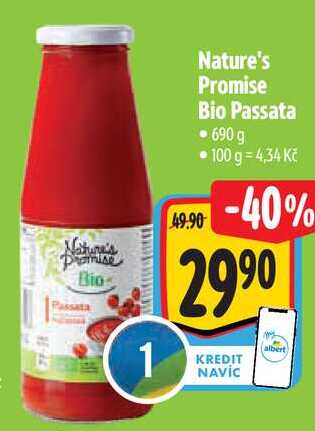 Nature's Promise Bio Passata, 690 g 