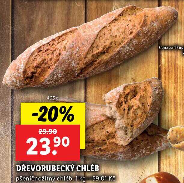 DŘEVORUBECKÝ CHLÉB, 405 g