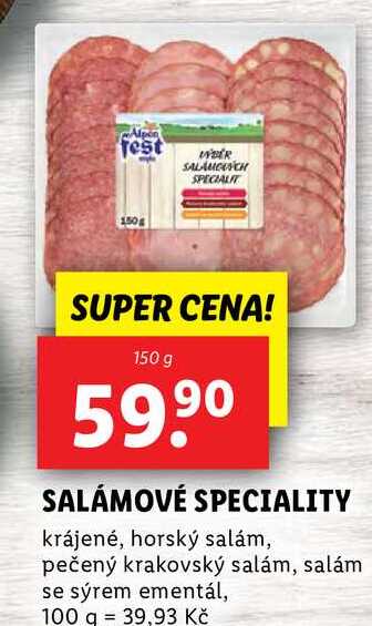 SALÁMOVÉ SPECIALITY, 150 g