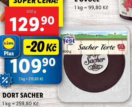 DORT SACHER, 500 g