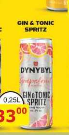 DYNYBYL GIN & TONIC SPRITZ 0,25L míchaný nápoj