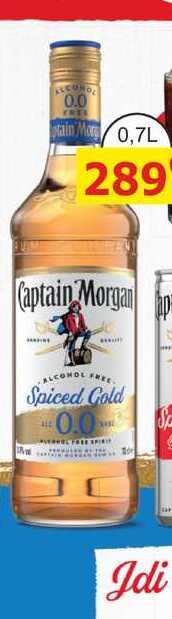 Captain Morgan ALCOHOL FREE Spiced Gold 0.7L