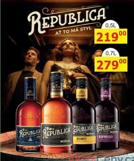 Božkov Republica Exclusive 0,7l
