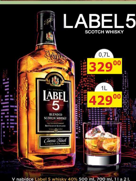 LABEL5 SCOTCH WHISKY 0,7L