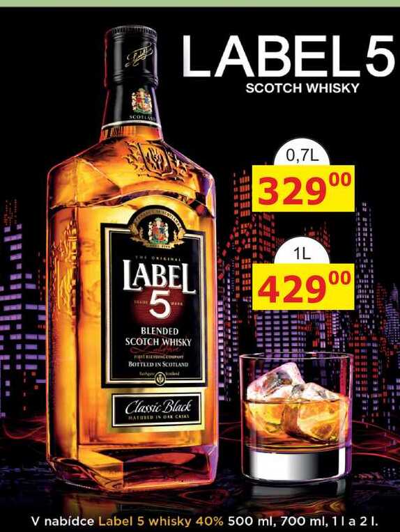 LABEL5 SCOTCH WHISKY 1L