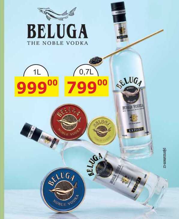 Beluga Noble Russian vodka 1l