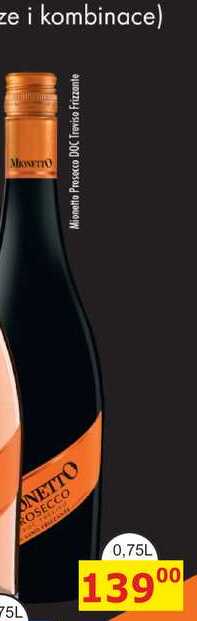 Mionetto Prosecc DOC Treviso Frizzante 0,75l