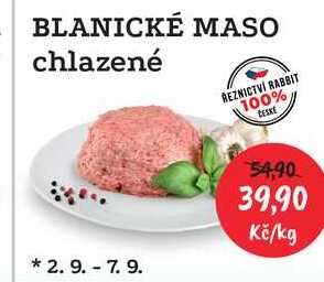 BLANICKÉ MASO chlazené 1kg 