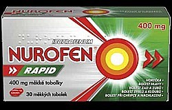 NUROFEN Rapid 400 mg 30 měkkých tobolek