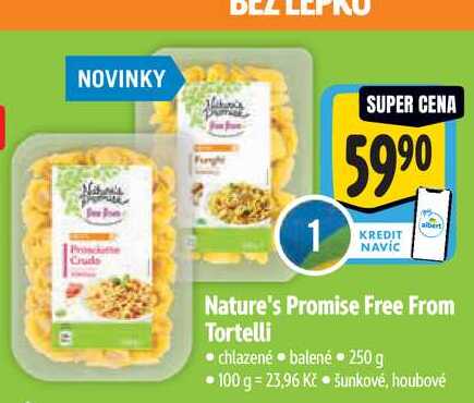  Nature's Promise Free From Tortelli  250 g