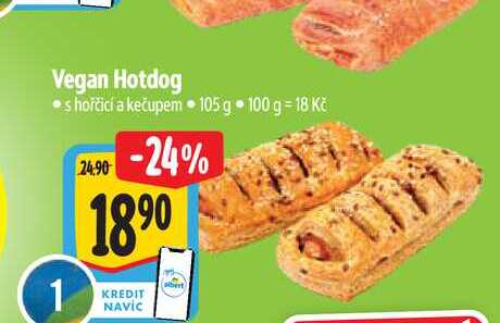 Vegan Hotdog  105 g