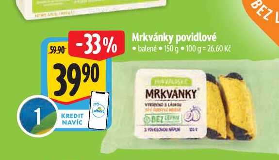  Mrkvánky povidlové  150 g